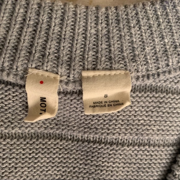 MOTH Urban Outfitters Sleeveless Scoop Neck Sweater Gray Womens Size Small - Picture 6 of 8